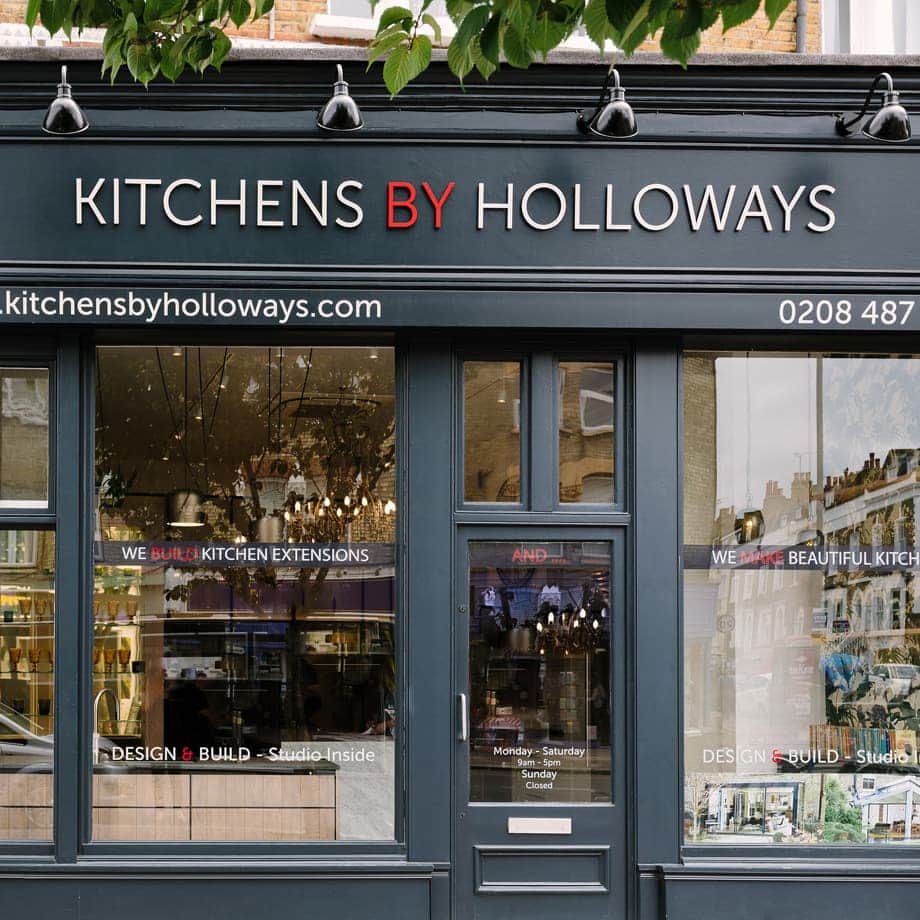 Kitchens by Holloways showroom